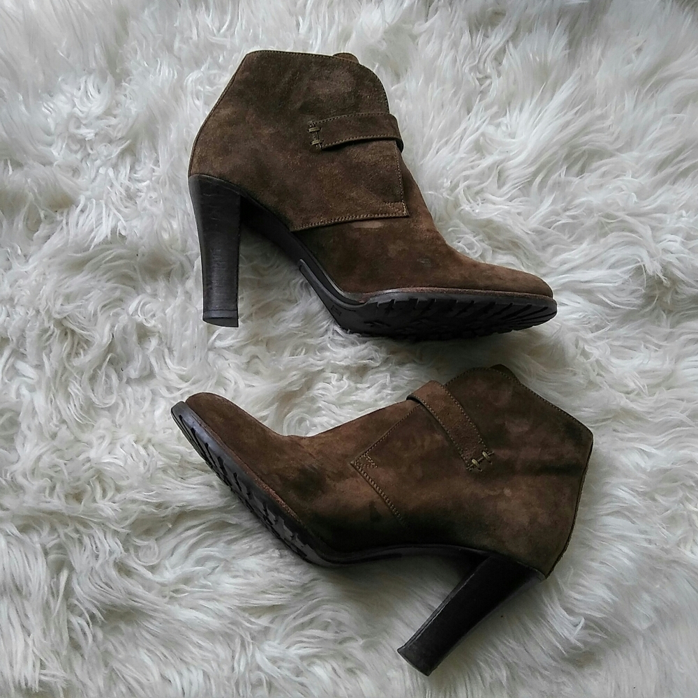 Ralph Lauren Collection Suede Ankle Boots - Picture 3 of 12